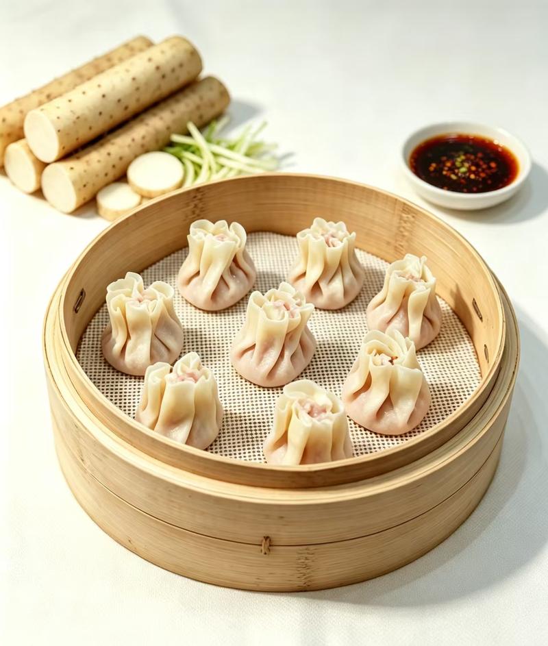 鲜肉山药灌汤烧卖